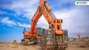 Gps tracker excavator